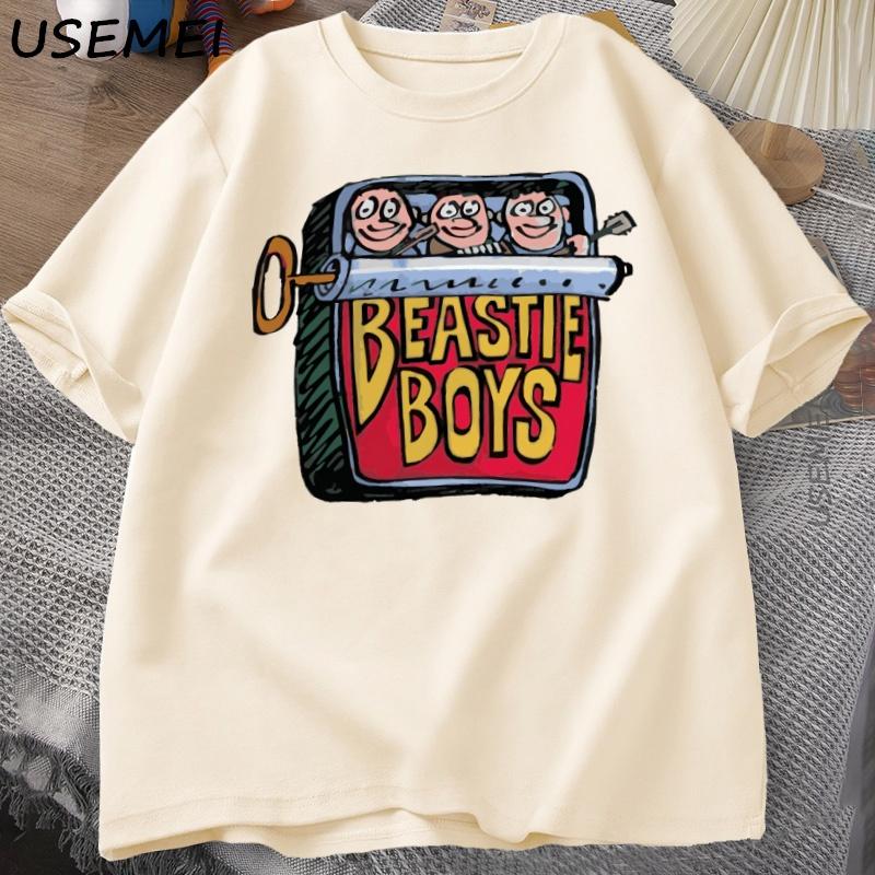 Funny Boys Sardine Can T-shirt Men Women Vintage 90's T Shirt Tee Summer Round Neck Short Sleeved Tshirt Mens Clothing Tops