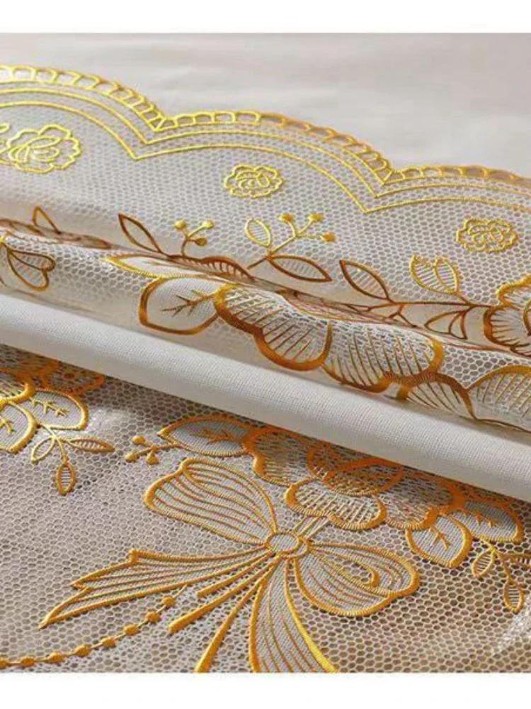 Квадратная скатерть горячего тиснения из ПВХ — фото 6