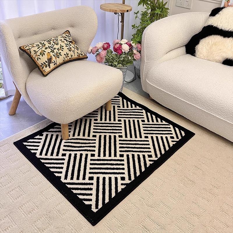 Geometric Bath Mats Non Slip Entrance Door Mat Entryway Foot Pad Absorbent Area Rug Coffee Machine Drain Pads Home Decor Carpet