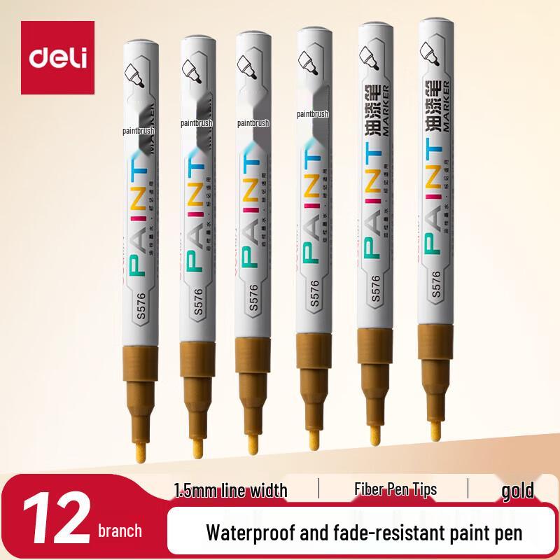 Deli S576 Oil-based Marker Pen