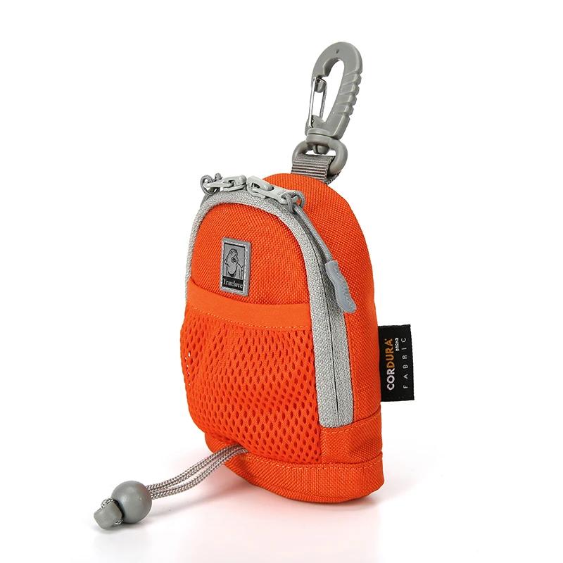 Truelove Мешочек для лакомств для собак, уличные сумки для дрессировки собак, сумки для перекусов для питомцев, наградной многофункциональный поясной мешок для корма, мешочек со шнурком Free size оранжевый