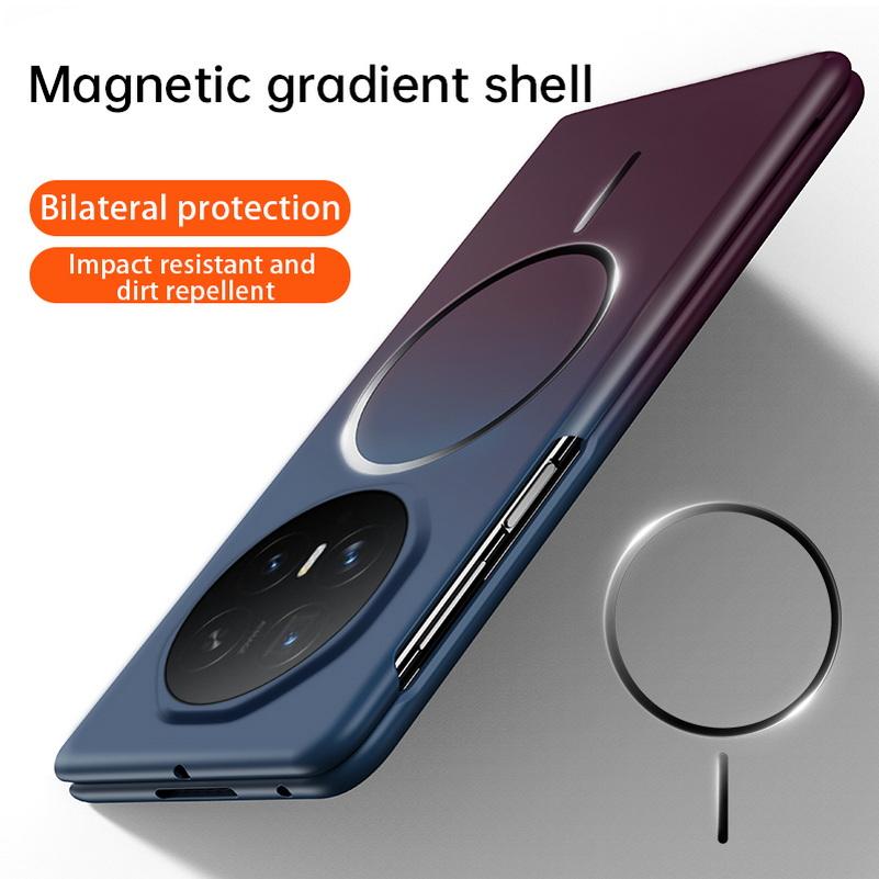 Zartes und hautfreundliches Farbverlauf-Starkmagnetisches Handyhülle für Honor Magic V6 honor magic V5 V3 Schlanke Schutzhülle HONOR Magic V3
