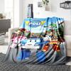 1pc Cars Adventure Flannel Blanket for Super Soft Cute Comfort Blanket for Travel Bedding Couch Sofa Blanket Y73064