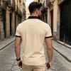 Men's Benbu Multi-color Slim-fit Plaid Short-sleeved Button-down Shirt