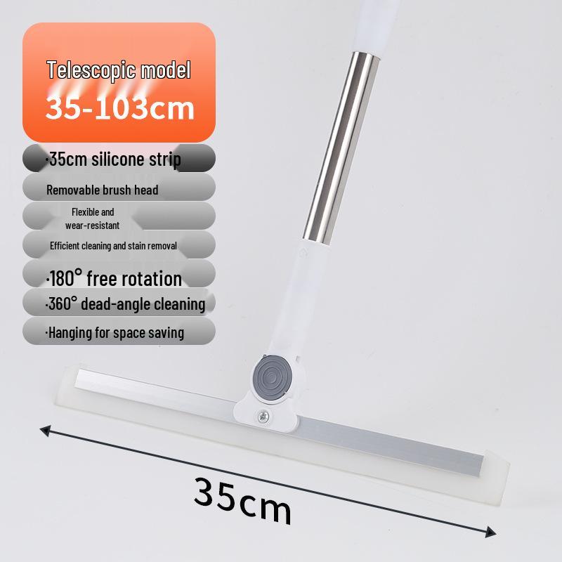 High-Quality Broom & Dustpan Set with Floor Scraper and Water Wiper