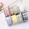 Colorful Puff Plaid Ribbon for Birthday Cake Boxes, Ins Style