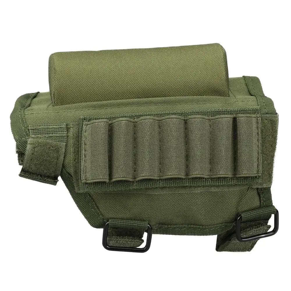Outdoor Hunting Shotgun Bullets Holder Tactical Shooting 98K Rifle Gun Ammo Pouch Bag Tactical Cheek Rest Bullets Buttstock Pack