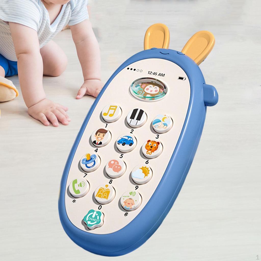 Baby Phone Toy Christmas Gifts Educational Portable Boys Girls Teething Toys pink