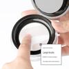 Portable Refillable Powder Compact with Mesh for Setting, Blush, and Talcum