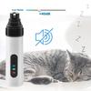 Cordless Pet Nail Grinder USB Rechargeable Electric Dog Nail Trimmer Ultra-Silent Paws Grooming Tool for Small Medium Large Dogs Cats