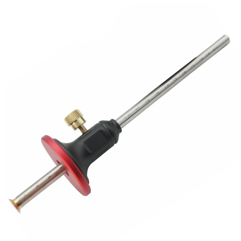 

European-style Woodworking Scriber Ruler Carpenter Line Drawing Mortise Gauge Durable Stainless Steel for Wooden Cabinet 1
