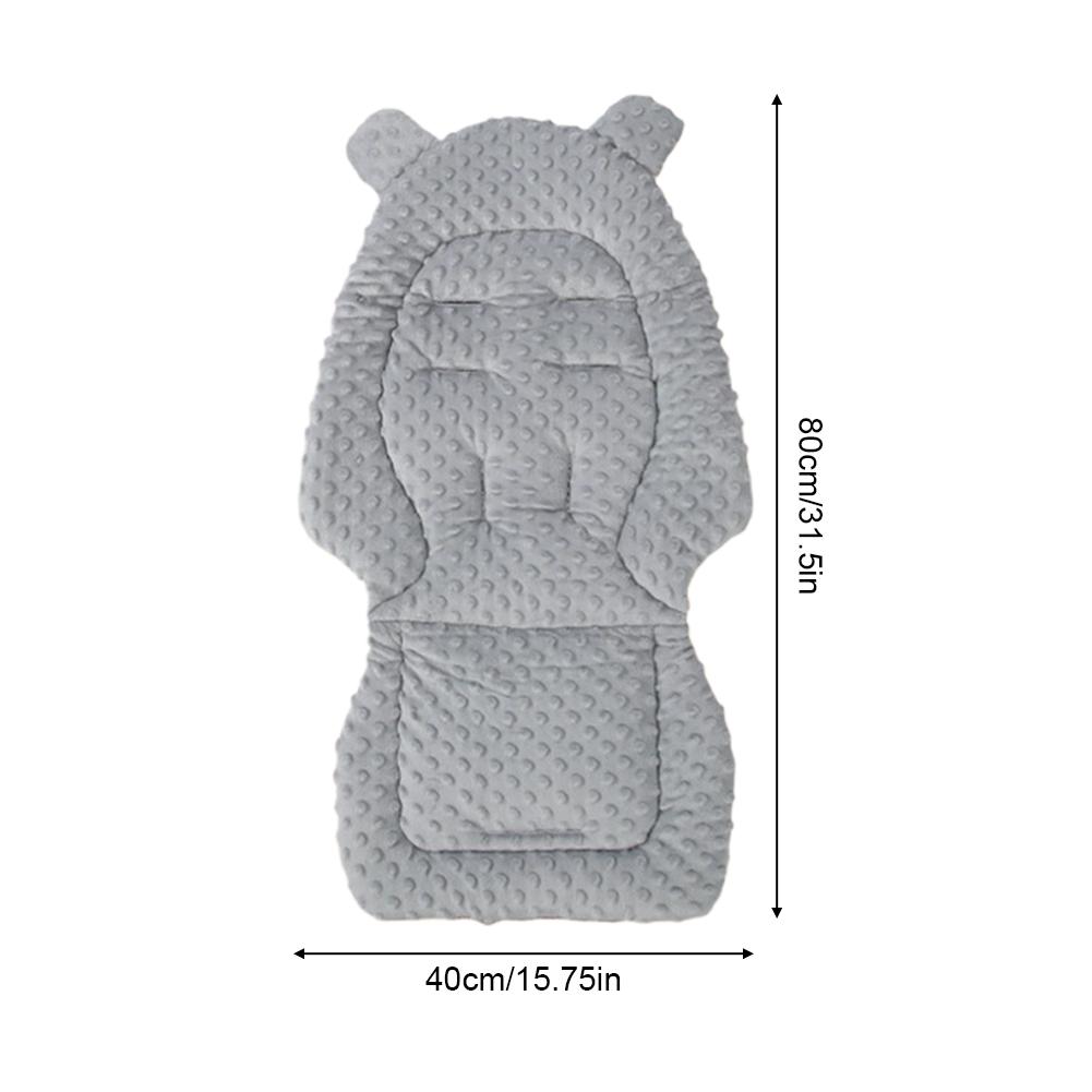 Comfortable Cotton Baby Stroller Pads Four Seasons General Soft Seat Cushion Child Cart Seat Mat Kids Pushchair Cushion