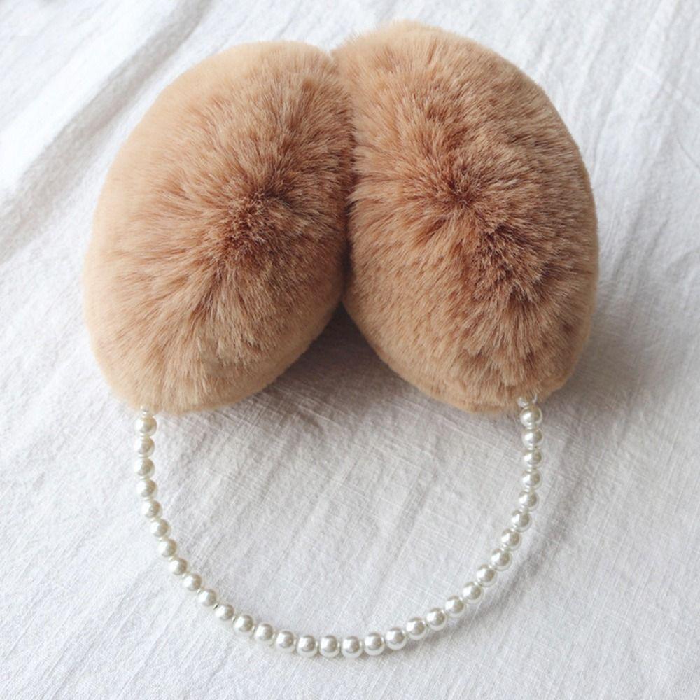 Perlenohrenklappen Plüsch Ohrenwärmer Ohrenschutz Ohrenschützer Männer Frauen