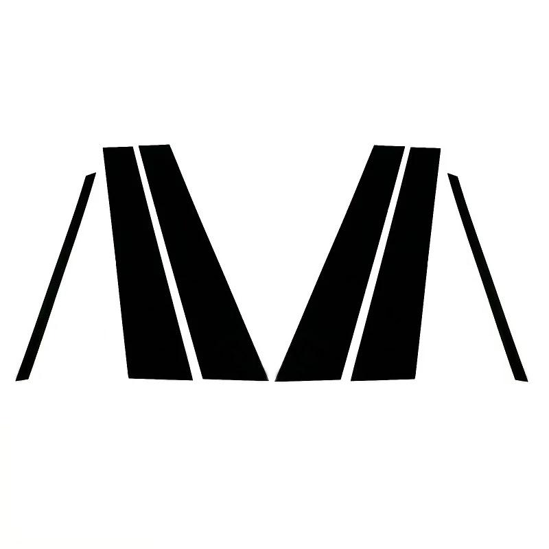 Convient pour Hyundai IX35 2018-colonne de porte de fenêtre de voiture en Fiber de carbone BC pilier couverture de poteau garniture effet miroir PC