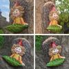 Fairy Bird Feeder House | Whimsical Garden Decor | Squirrel-Proof Leaf Platform for Outdoor