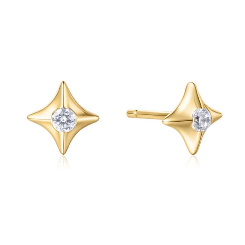 

ANIA HAIE Shooting Star 925 Silver Stud Earrings E064-02G single type