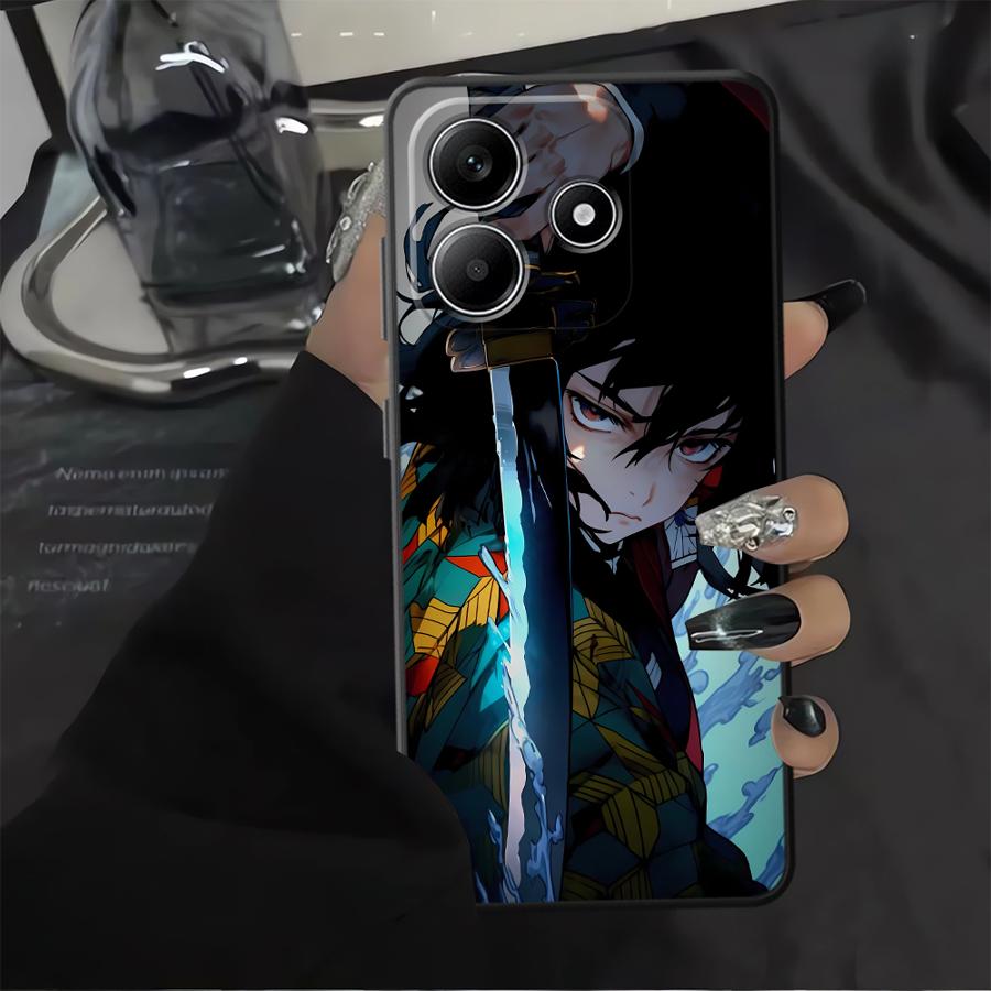 Demons Anime Slayer Soft Back Phone Cover Case for Xiaomi Poco C50 M3 M4 Pro F3 F4 F5 X3 X4 X5 C65 C51 M5