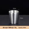 Korean Style Double Wall Hammered Stainless Steel Cup - Insulated & Drop-Resistant for Outdoor Use