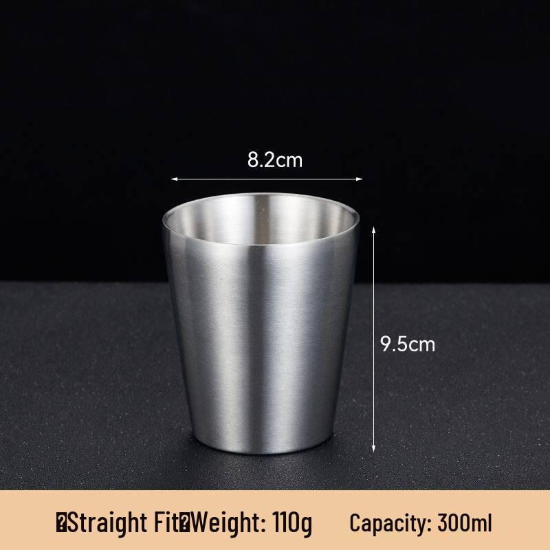 Korean Style Double Wall Hammered Stainless Steel Cup - Insulated & Drop-Resistant for Outdoor Use