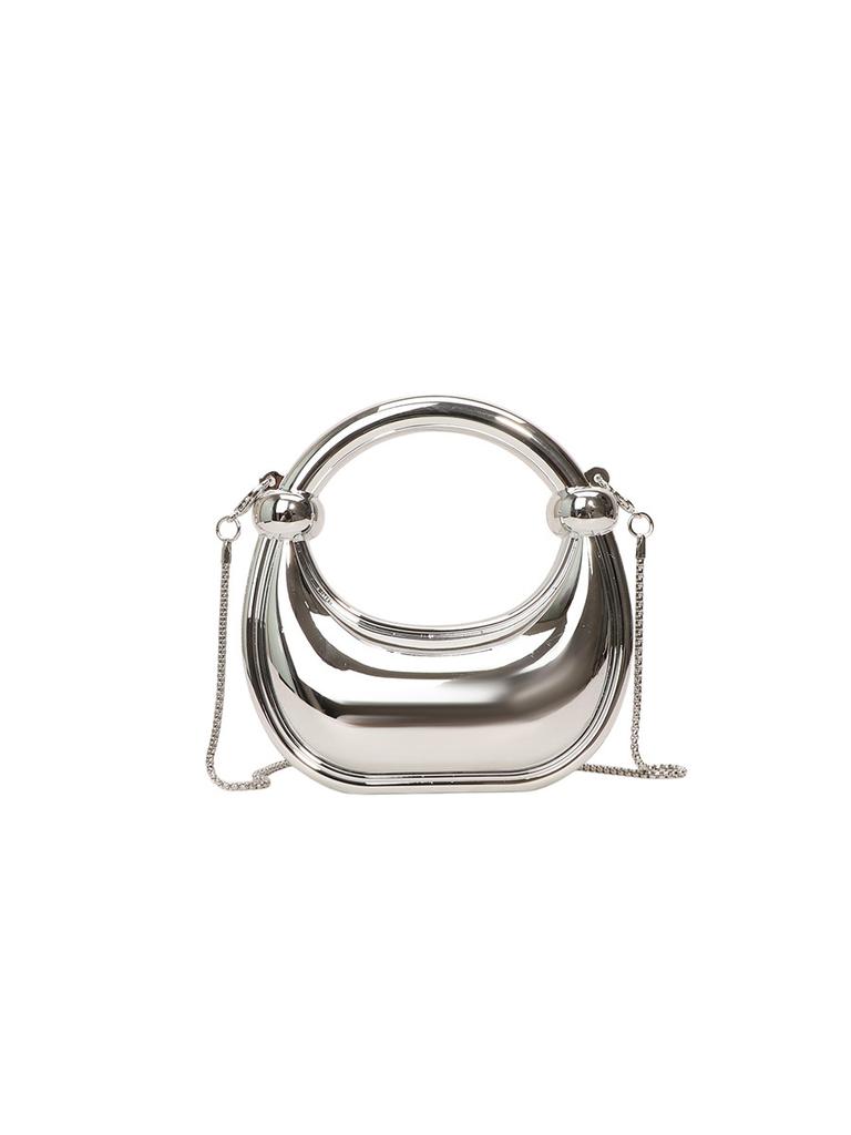 Mini Goldene Abendtasche Handtaschen Luxus Designer Umhängetaschen Lustige Form Party Hochzeit Acryl Glänzende Clutch Tasche