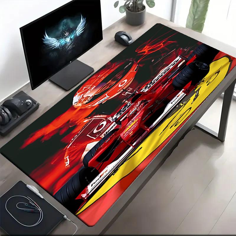 Michael Schumacher Theme Mouse Pad, Non Slip Rubber Base, Multifunctional Office & Home Decor, Perfect for Workspace Personalization.