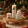 Holiday Crafting Accessories Christmas Candle Transfer Stickers, DIY Craft Supplies, Waterproof Water Decals for Candles Decorative Making And Festive