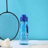 550ml Plastová láhev na vodu Přenosný sportovní hrnek s protipádným lankem Venkovní nádoba Barva Průhledné překlopné víko Kávové nádobí