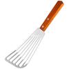 Stainless Steel Fish Frying Shovel With Wooden Handle Fan-shaped Shovel Household High-temperature Shovel Outdoor Tableware