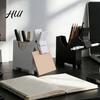 Desktop Space Saver Mule Shape Pen Holder, Multi-Functional 3-in-1 Organizer with Note Holder Business Desk Card Box And Plastic for Office