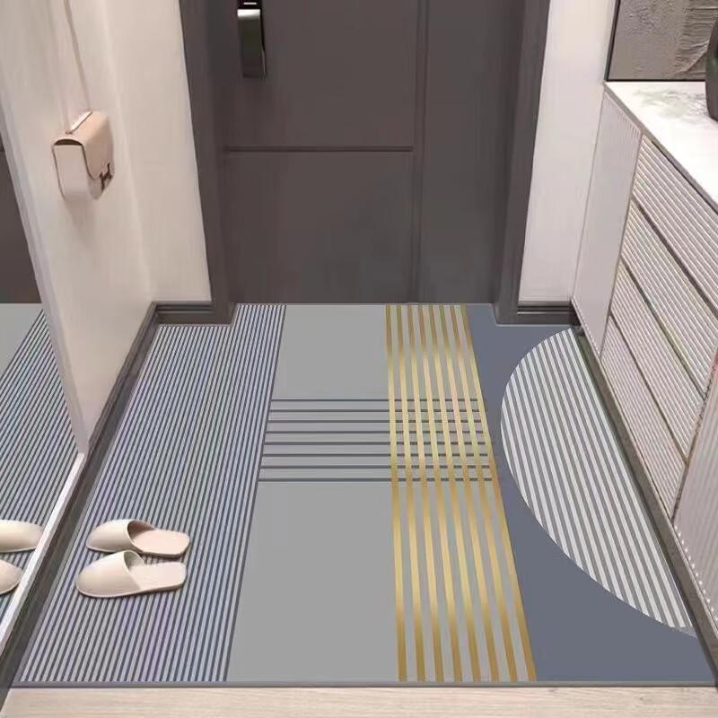 Non-Slip Decorative Entrance Mat: Foldable, Easy-Clean, Wear-Resistant Carpet