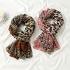 New Leopard Printed Hijab Breathable Light Weight Soft Cotton Rayon Viscose Woven Modal Muslim Women Shawl Hijab Scarf