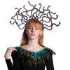 Mystical Ancient Snake Headpiece Quality Headdress Unique Headwear Halloween Cosplay Accessory for Trendy Ladies