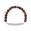 Jbans Classic Unisex Tiger Eye Chain Mix Couple Bracelets (C1701-Ac313Rd)