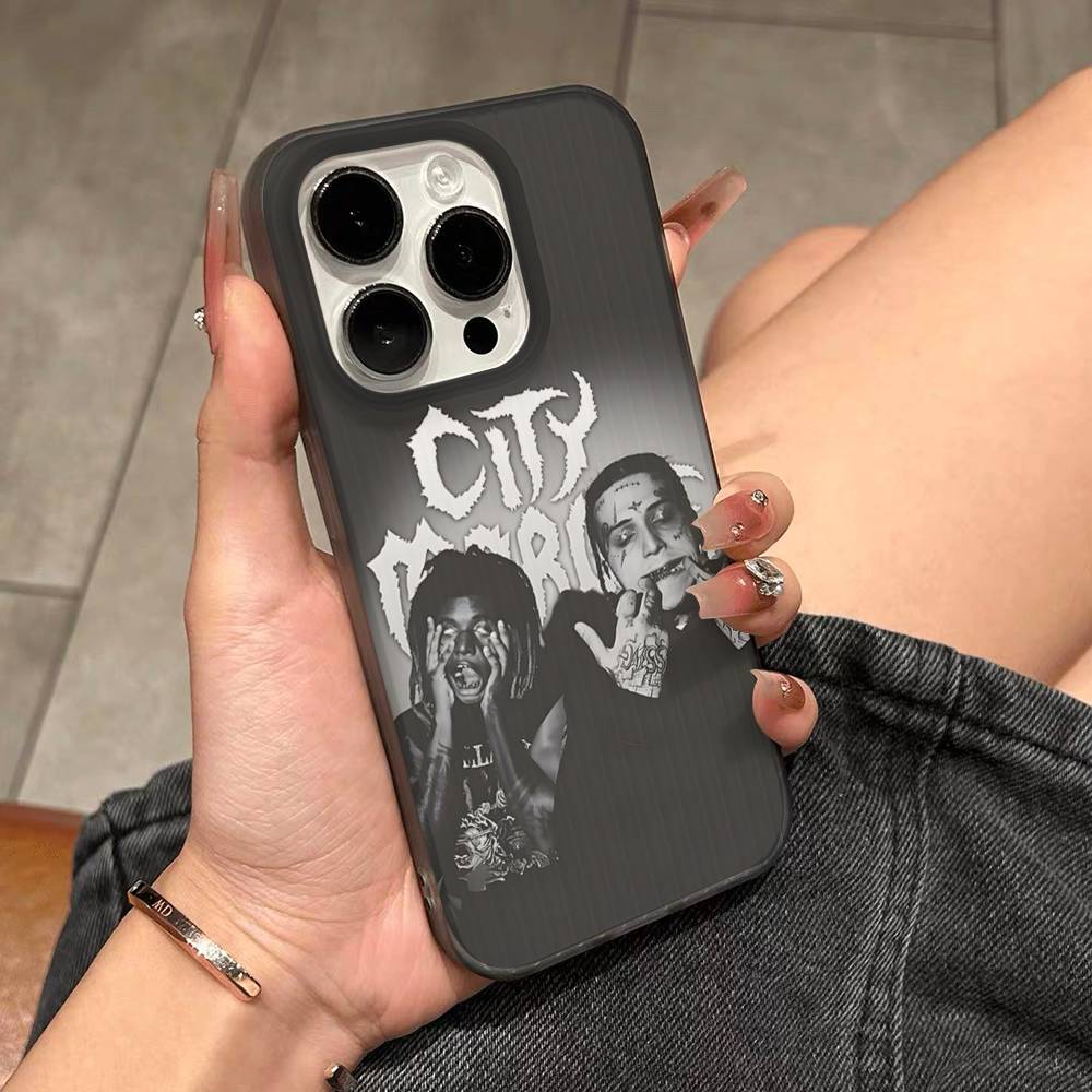 C-City M-Morgue Zillakami Phone Case For IPhone 17 16 15 14 13 12 11 Pro Max Plus Corrugated Bumper Back Cover Shell