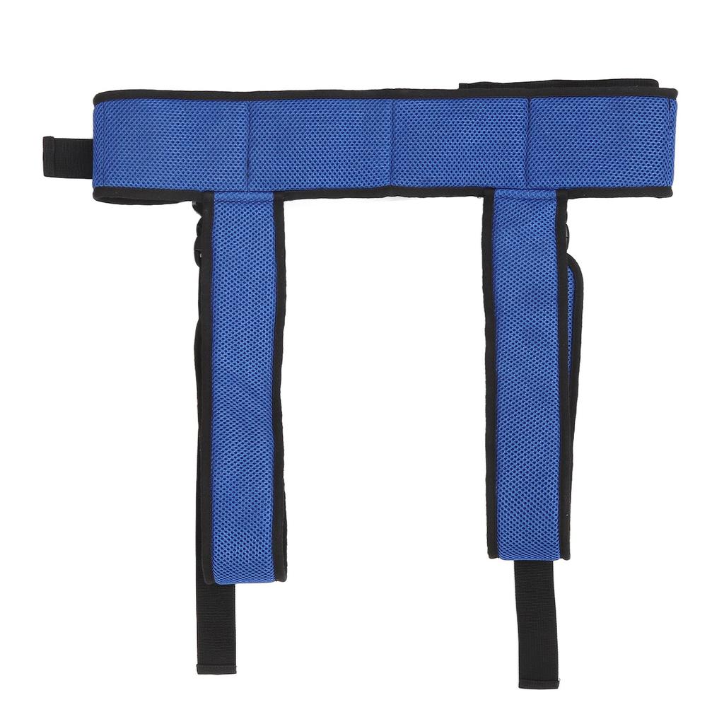 Wheelchair Belt Support Vest Adjustable Wheelchair Belt Breathable Whole Body Blue Seatbelt