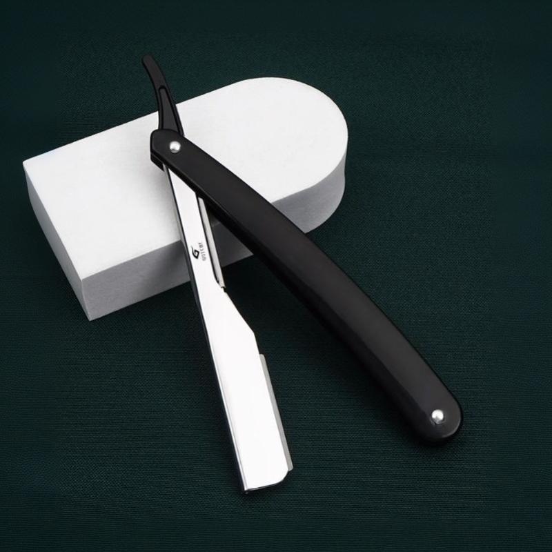Manual Shaver For Men Barbershop Razor Stainless Steel Shank Is Easy To Use Safety Razor 1Pcs Shaving Razor With Blades