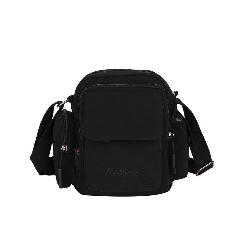 Single-shoulder Bag, Crossbody Bag, Large Capacity, Multi-pocket, Unisex, Wear-resistant, Waterproof, Sports, Outdoor Commuting