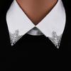 I-Remiel Vintage Driehoek Kroon Kraagspeld voor Mannen Vrouwen - Uitgesneden Broche Embleem Sieraden voor Shirt Pak Accessoires