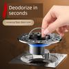 All-Copper Bathroom Floor Drain Anti-Odor Device, Universal Bathroom Cover, Toilet Sewer Anti-Odor and Anti-Smell Gadget