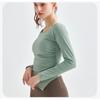 Women's Sports Long Sleeve Slim Fit Yoga Top