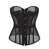 Black Mesh Corset for Summer Breathable Shapewear