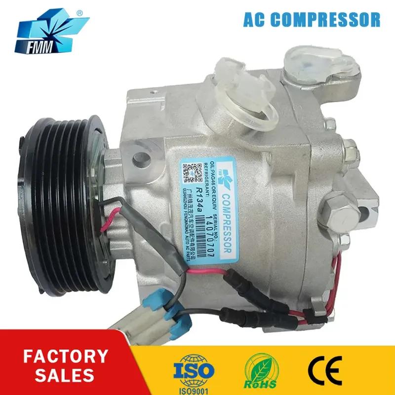 Компрессор кондиционера FMM QS90 для Chevrolet Aveo Onix Sonic AKT200A408 95059818 AKT011H403G 94558120 95370314 2623008 94517799 94558122