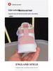 Breathable High-Top Pre-Walker Sneakers: Wear-Resistant Sports Shoes for Boys and Girls