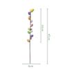1PC Easter Eggs Branch Tree Foam Painting Easter Decoration for Easter Branch DIY Flower Arrangements Easter Desktop Decoration