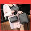 Creativo Coreano Europeo e Americano Semplice Gatto Ferro Borsa a Mano Set da Tre Pezzi Morbido Materiale PU