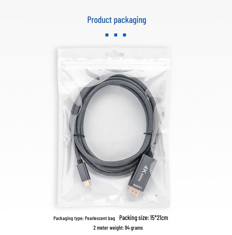 Type-C To HDMI 4K60Hz Screen Mirroring Cable for Phone/Computer To TV