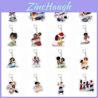 Magic Full House Cartoon Acrylic Keychain Cute And Trendy Character Collectible Bag Decor