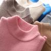 Children's 100% Wool Round Neck Sweater - Thick, Warm, and Versatile Base Layer for Boys and Girls