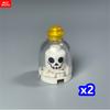 MOC Bricks Transparent Container Drinking bottle 30351 Water Playthings Round 2x2x1 Dome Top-Hollow Stud Constructing Blocks Kids Toys