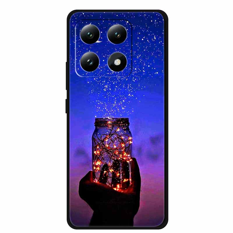 For Xiaomi 15T 5G Case Colorful Flowers Soft Silicone TPU Back Case For Xiaomi 15T Pro 5G Capa Boho Colorida Anti-Scratch Cover